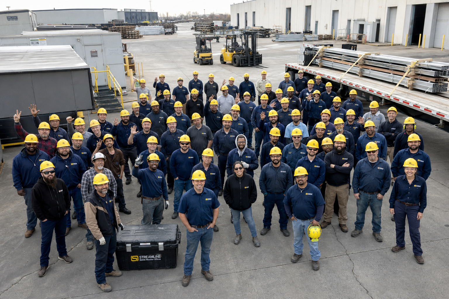 Streamline warehouse, manufacturing and mobile-office team at a nationwide distribution worksite